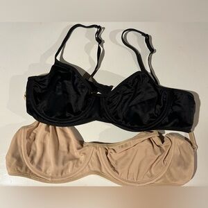 Two Vintage J. Crew Bras 36B